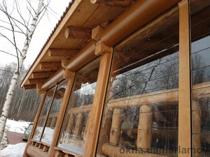 стеклянные роллеты в коробе &mdash; 